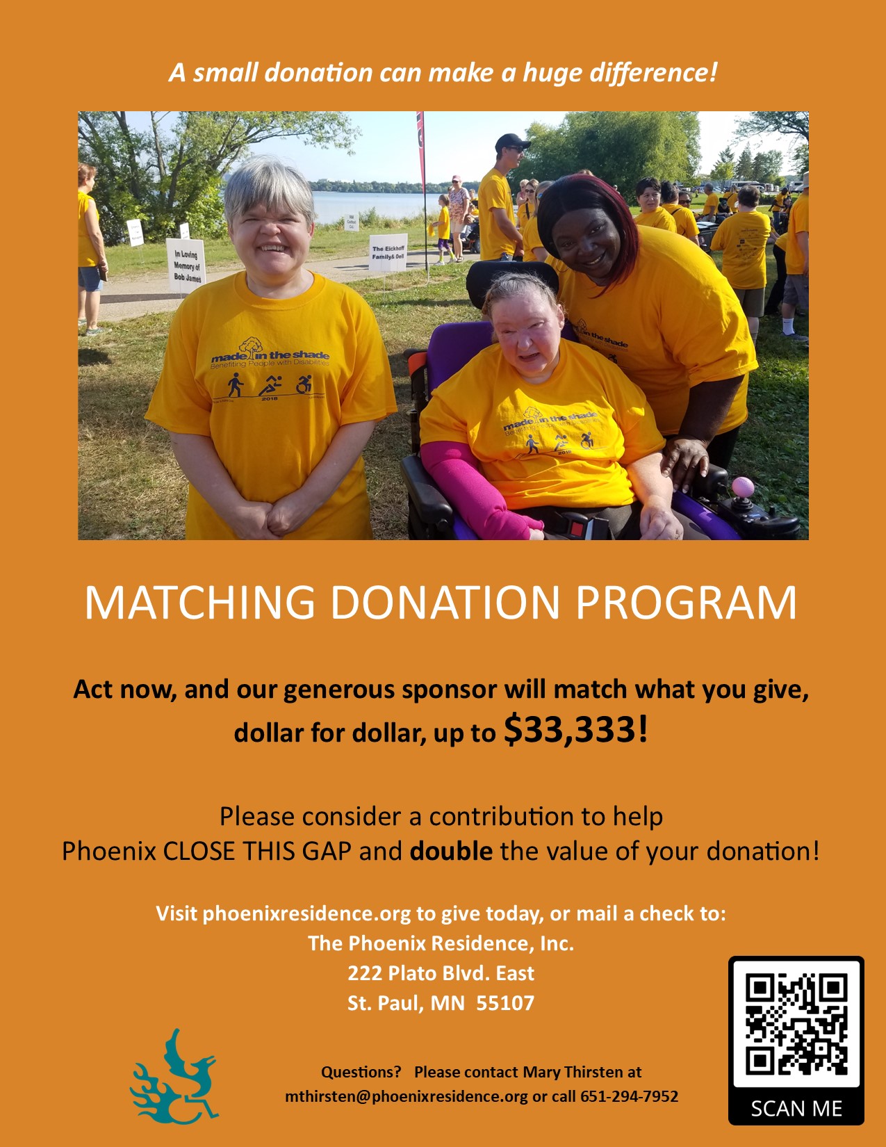 Matching Donation October Flyer