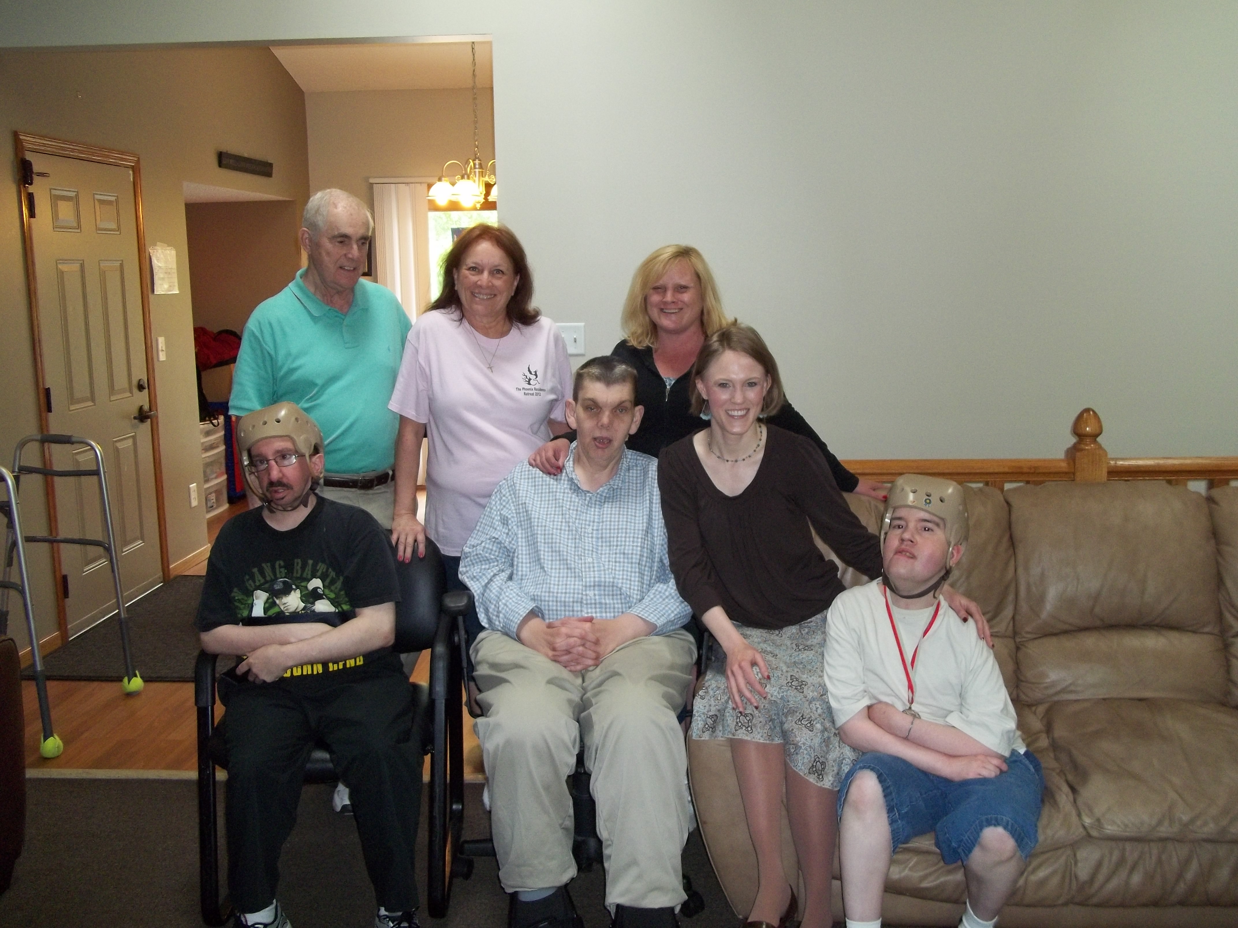 Representative Anna Wills with staff and individuals from Chaparral House